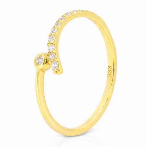 Ring, Verlobungsring, Goldring, Gelbgold, Zirkonia, Goldschmuck, Goldwerkstatt, Schmuck und Trauringe, Neuötting, Altötting