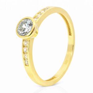 Ring Gelbgold 333 mit Zirkonia