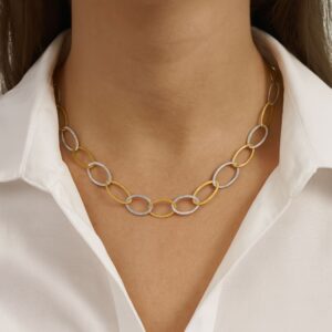 Collier, Silber 925, vergoldet, Silberschmuck, Goldwerkstatt Schmuck und Trauringe, Neuötting, Altötting, Lieblingsmensch, Halsschmuck, Halskette