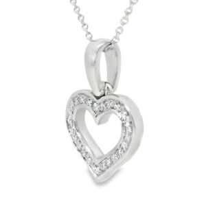 Anhänger Weißgold 585 mit Brillanten 0,08ct – Bild 2