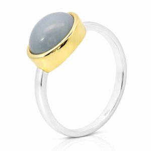 Ring, Silber 925, vergoldet, Mondstein, Schmuck, Silberschmuck, Goldwerkstatt Schmuck und Trauringe, Neuötting, Altötting, Geschenk, Lieblingsmensch