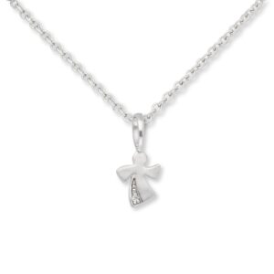Anhänger, Schutzengel, Taufschmuck, Silber 925, Taufgeschenk, Halskette, Zirkonia, Neuötting, Goldwerkstatt Schmuck & Trauringe