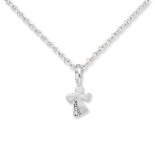 Anhänger, Schutzengel, Taufschmuck, Silber 925, Taufgeschenk, Halskette, Zirkonia, Neuötting, Goldwerkstatt Schmuck & Trauringe