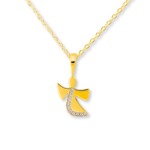 Anhänger, Taufe, Kommunion, Taufschmuck, Gelbgold 333, Taufgeschenk, Halskette, Zirkonia, Neuötting, Goldwerkstatt Schmuck & Trauringe