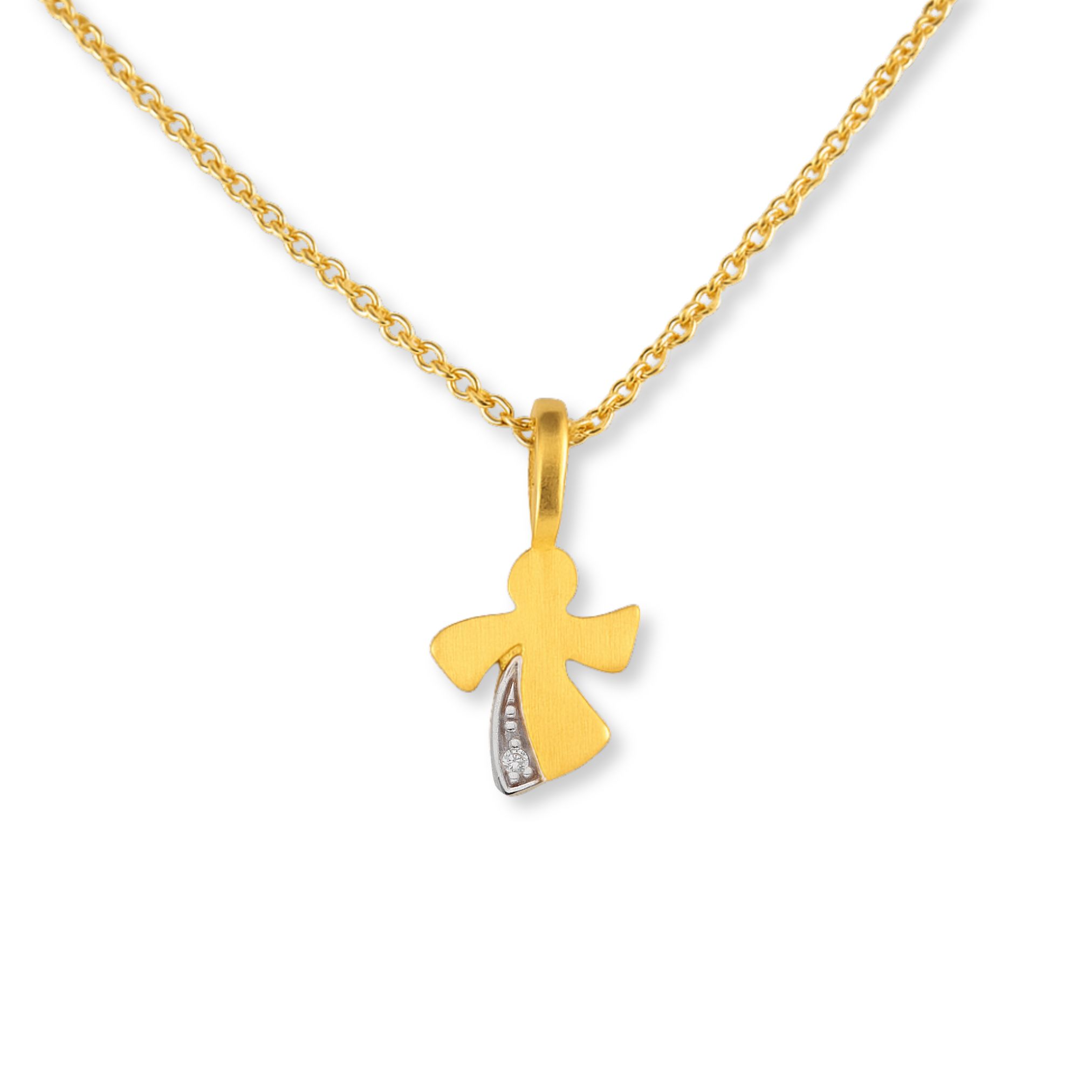 Anhänger, Taufe, Kommunion, Taufschmuck, Gelbgold 333, Taufgeschenk, Halskette, Zirkonia, Neuötting, Goldwerkstatt Schmuck & Trauringe