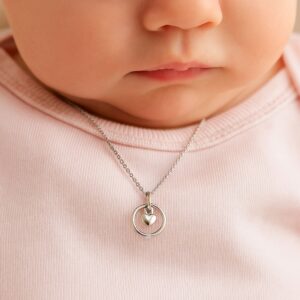 Anhänger, Taufring, Taufschmuck, Silber 925, Taufgeschenk, Halskette, Zirkonia, Neuötting, Goldwerkstatt Schmuck & Trauringe