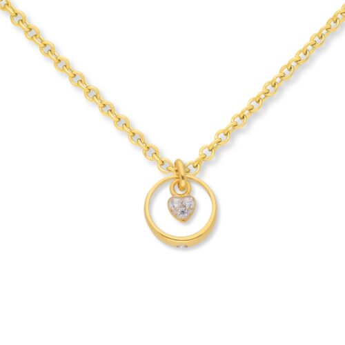 Anhänger, Taufring, Taufschmuck, Gelbgold 333, Taufgeschenk, Halskette, Zirkonia, Neuötting, Goldwerkstatt Schmuck & Trauringe