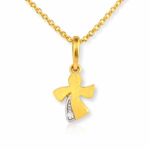 Anhänger, Taufe, Kommunion, Taufschmuck, Gelbgold 333, Taufgeschenk, Halskette, Zirkonia, Neuötting, Goldwerkstatt Schmuck & Trauringe