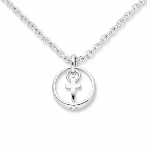 Anhänger, Schutzengel, Taufschmuck, Silber 925, Taufgeschenk, Halskette, Zirkonia, Neuötting, Goldwerkstatt Schmuck & Trauringe