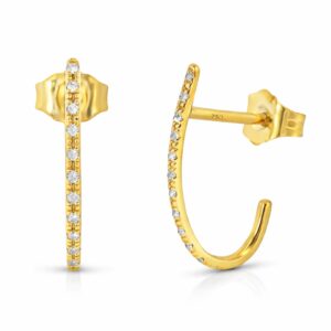 Ohrstecker, Gelbgold, Brillanten, Goldschmuck, Gelbgold 750, Brillantschmuck, Geschenk, Goldschmuck, Lieblingsmensch, Goldwerkstatt Schmuck und Trauringe, Neuötting, Altötting