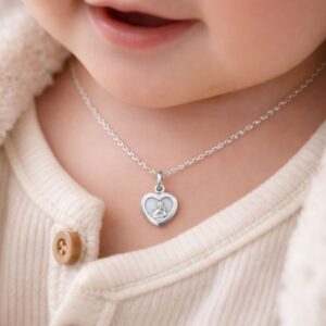 Anhänger Schutzengel in Herz – Bild 2