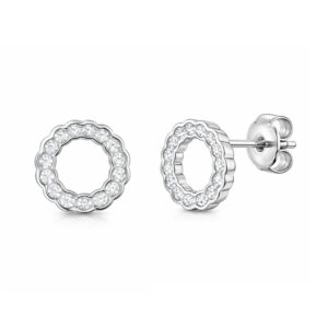 Ohrstecker, Ohrschmuck, Silberschmuck, Silberohrstecker, Zirkonia, Ohrringe, Silber 925, Goldwerkstatt Schmuck und Trauringe, Neuötting, Altötting, Mühldorf am Inn