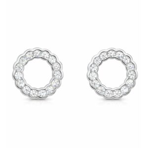 Ohrstecker Silber 925 mit Zirkonia – Bild 2