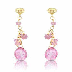 Ohrringe, Ohrhänger, Turmalin, Gelbgold, Goldschmuck, Gelbgold 750, Turmalinschmuck, Goldwerkstatt Schmuck und Trauringe, Neuötting, Altötting, Neuötting