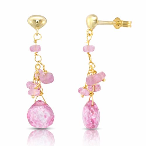 Ohrringe, Ohrhänger, Turmalin, Gelbgold, Goldschmuck, Gelbgold 750, Turmalinschmuck, Goldwerkstatt Schmuck und Trauringe, Neuötting, Altötting, Neuötting