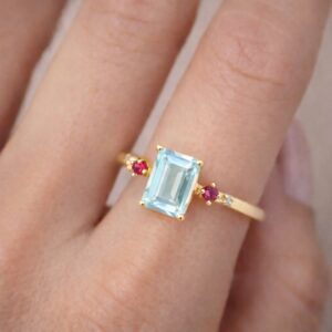 Ring, Gelbgold, Gelbgold 585, Verlobungsring, Goldring, Topas, Brillanten, Verlobungsring, Geschenkidee, Goldwerkstatt Schmuck und Trauringe, Neuötting, Altötting, Goldschmuck