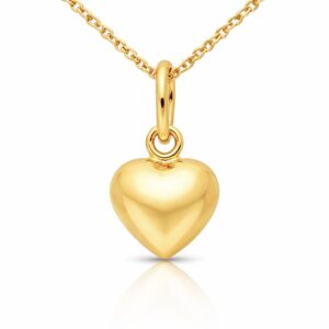 Anhänger, Gelbgold 333, Goldschmuck, Halskette mit Herz, Herz, Schmuck, Geschenk, Goldwerkstatt, Schmuck und Trauringe