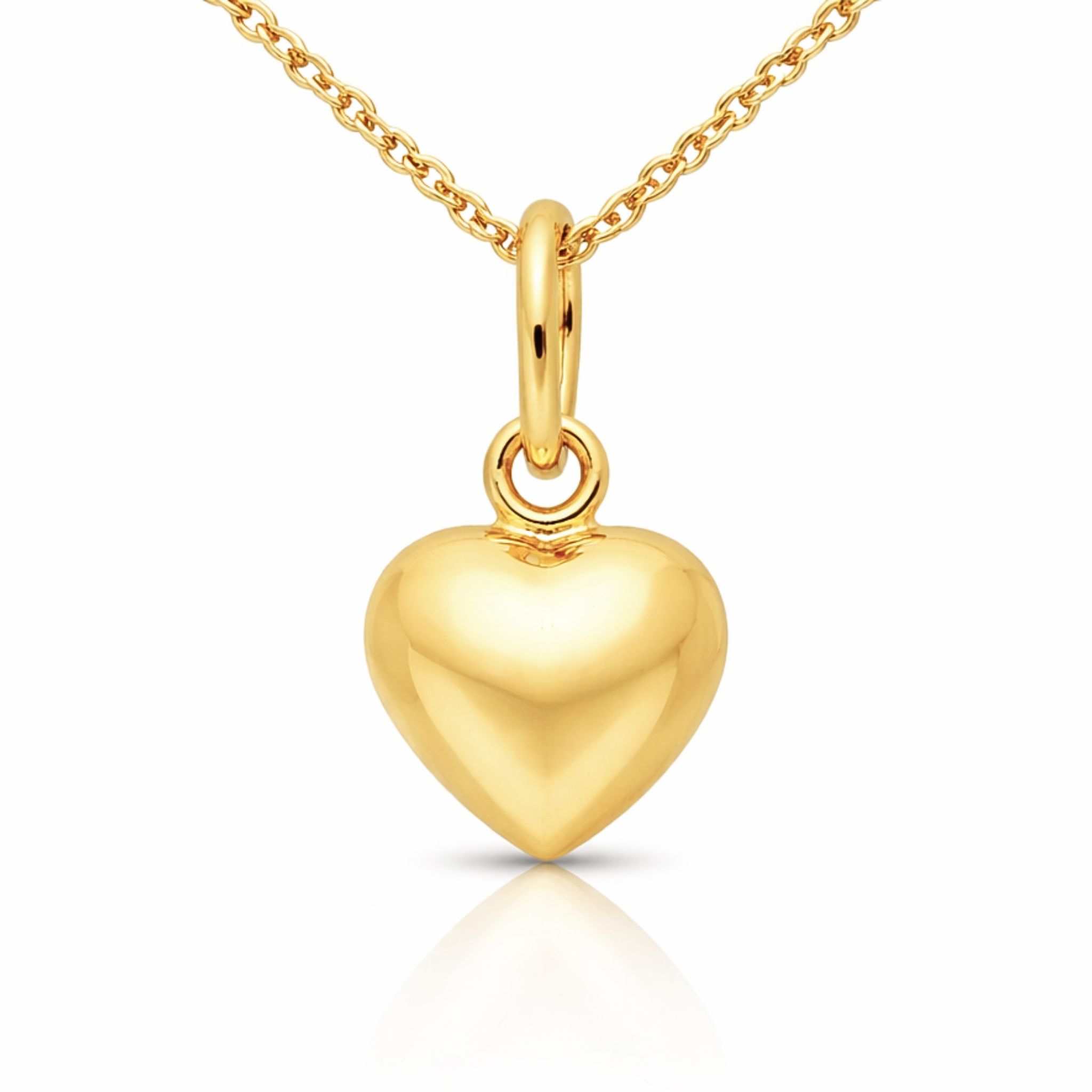 Anhänger, Gelbgold 333, Goldschmuck, Halskette mit Herz, Herz, Schmuck, Geschenk, Goldwerkstatt, Schmuck und Trauringe