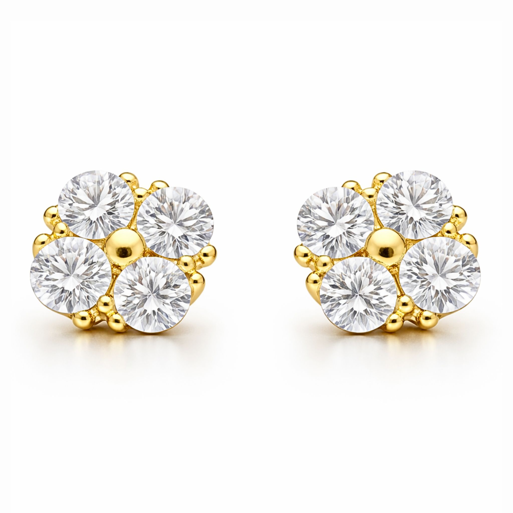 Ohrstecker 16400268 Gelbgold 333 Zirkonia B-5,7mm 338€ -1 Ohrstecker, Ohrringe, Gelbgold 333, Ohrschmuck, Goldschmuck, Goldwerkstatt Schmuck und Trauringe, Neuötting, Altötting, Zirkonia