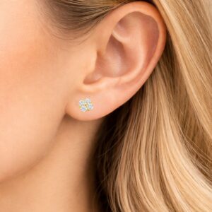 Ohrstecker, Ohrringe, Gelbgold 333, Ohrschmuck, Goldschmuck, Goldwerkstatt Schmuck und Trauringe, Neuötting, Altötting, Zirkonia